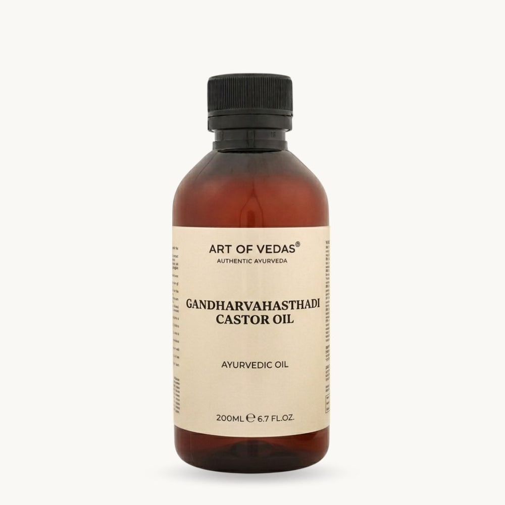 Art of Vedas, Gandharvahasthadi Eranda Thailam, 200 ml, Thailam ayurvédique classique