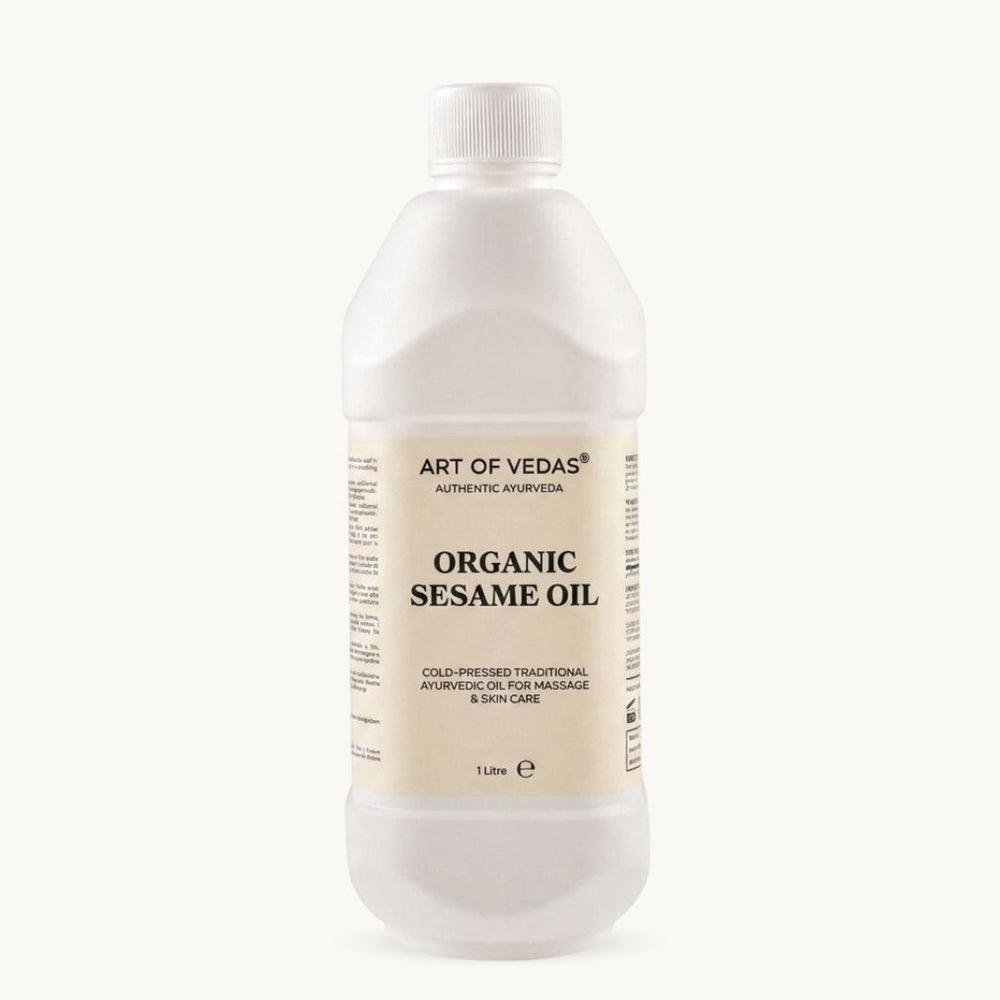 Art of Vedas, Huile de sésame biologique, 1 Liter, preparation ayurvedique classique